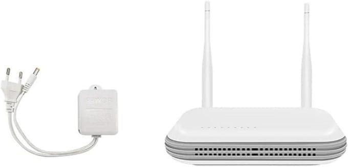 Netwerk Video Recorder - Bewakingsrecorder WiFi - Veiligheid Thuis - Gezichtsdetectie - 8 Kanaals - Wit