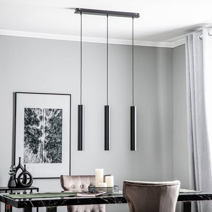 Nowodvorski Lighting Hanglamp Eye, zwart, 3-lamps