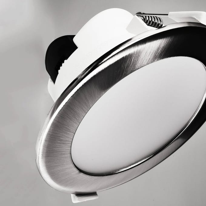 Deko-Light LED plafond inbouwlamp Acrux, Ø 15 cm, zilver mat, CCT