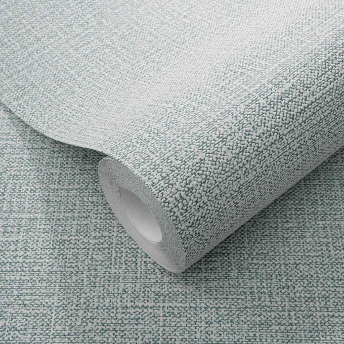 Erismann Vinylbehang 10463-19 - Opus-2 - Textiel Groen - 53cm x 10.05m