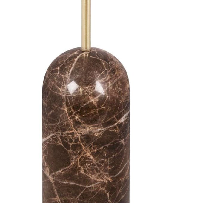 Globen Lighting vloerlamp Torrano, bruin, hoogte 145 cm