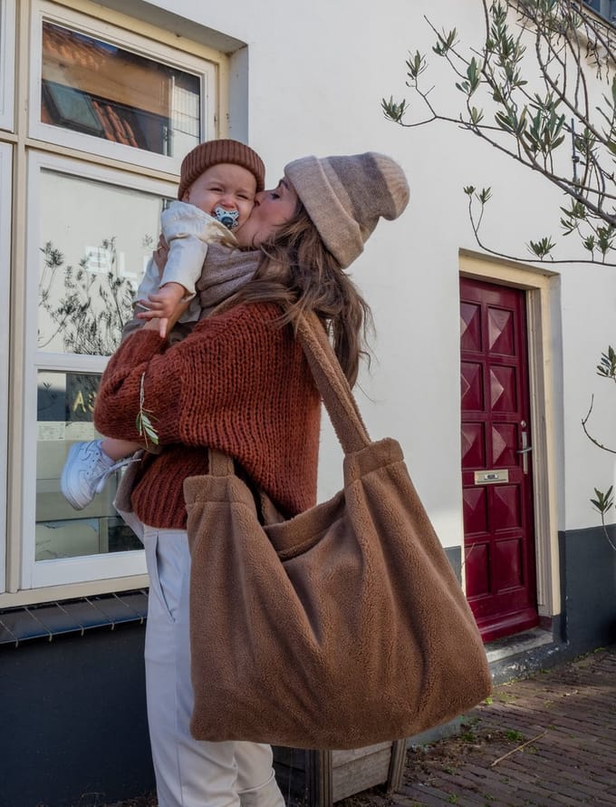 MOZZ BAGS - Luiertas Teddy Mom Bag Bruin