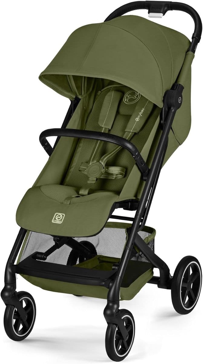 Compacte Kinderwagen - Buggy Reismodel - Stadse Uitstapjes - Vanaf Geboorte Bruikbaar - Tot 22kg - Mosgroen