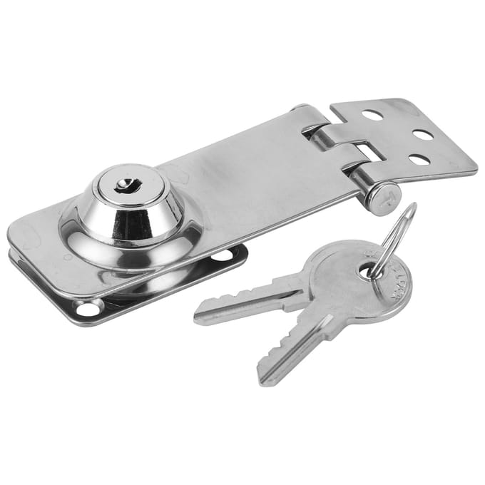 Afsluitbare Haspels Roestvrij Staal Vergrendelbare Haspel Sluiting voor Boot Jacht Vissen Marine Accessoire white