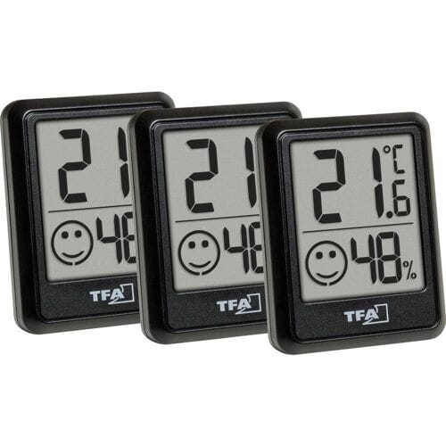 TFA Dostmann 30.5060.01.03 Hygrometer Zwart