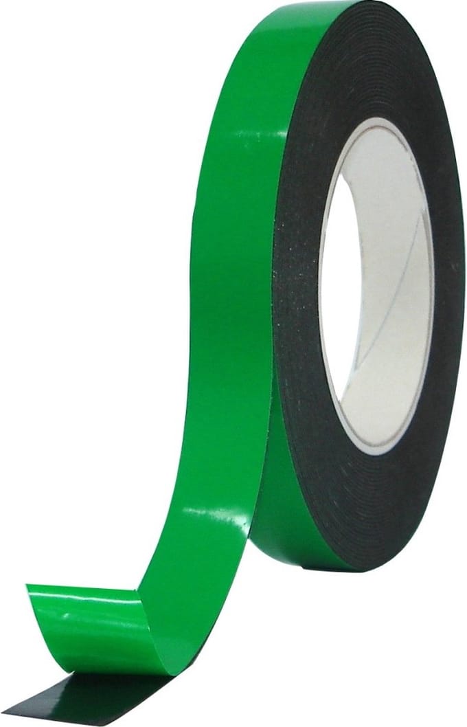 Dubbelzijdig montagetape 12mm voor zware belasting