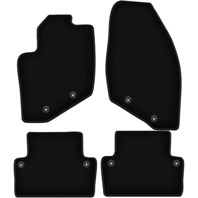BASIC zwarte veloursmatten voor: Volvo V70 II stationwagen (2000-2007)