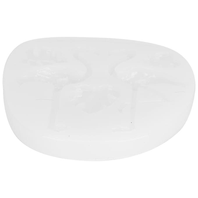 Flamingo Blad Siliconen Vorm DIY Bakken Chocolade Dessert Taart Decoratie Vorm Accessoire white