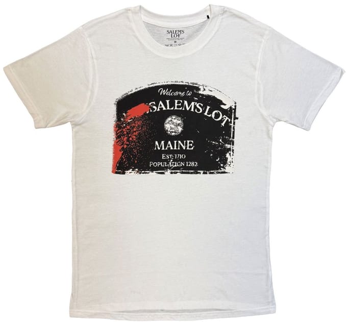 Salems Lot - Welcome... Heren Tshirt - S - Wit
