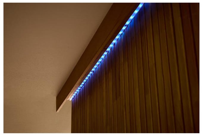 Livarno - LED-strip 5 m - meerkleuren - 220V - met afstandbediening