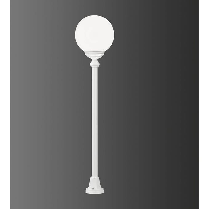 LCD Tuinpadverlichting 1132 met bolkap, wit
