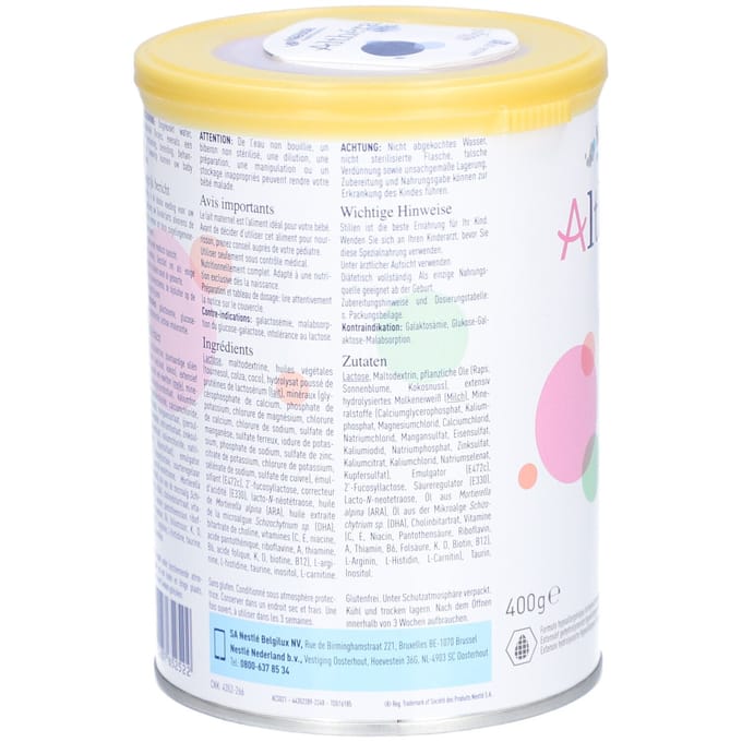 Nestlé Althera HMO Zuigelingenmelk Bij Koemelkeiwitallergie 400g
