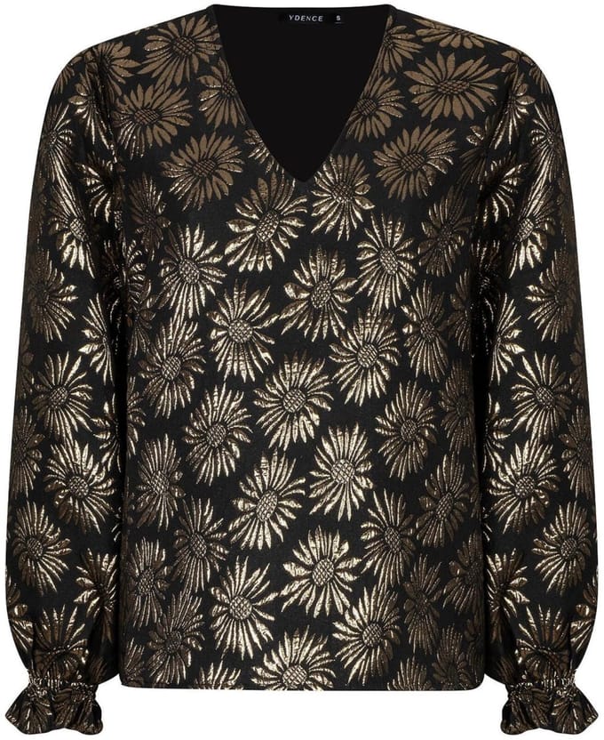 Ydence Top Sterre Tops & T-shirts Dames - Shirt - Multi - Maat M