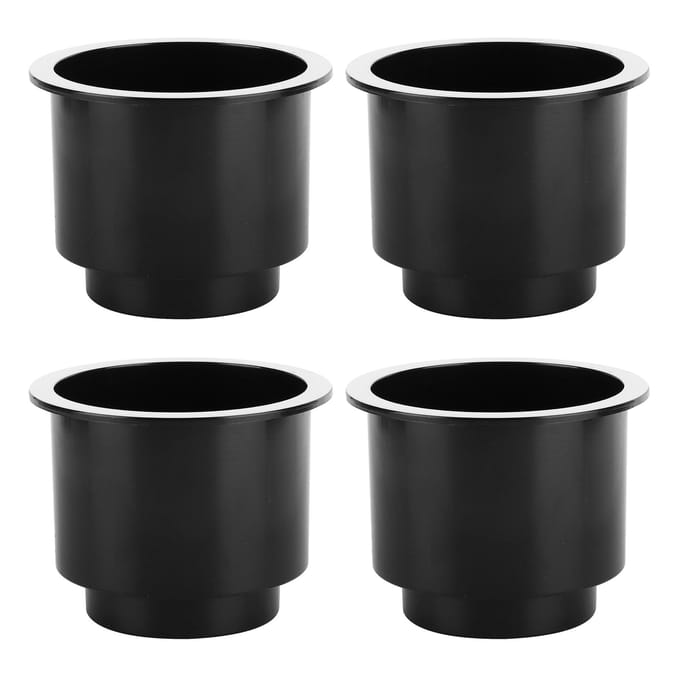 4 pièces Porte-gobelet d'eau Support Accessoire Universel pour Camping-car Voiture Bateau Yacht Modification black