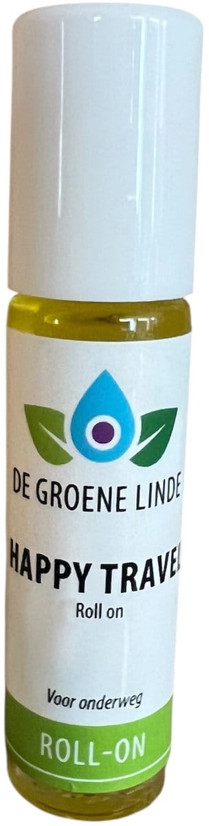 De groene linde - happy travel roll-on - etherische olie roller - 10ml