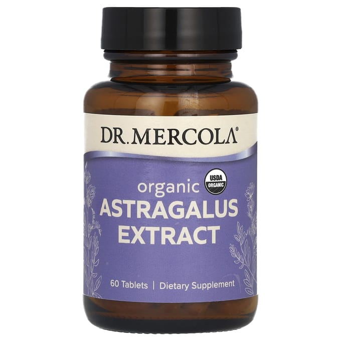 Dr. Mercola, Biologisch Astragalus Extract, 60 Tabletten