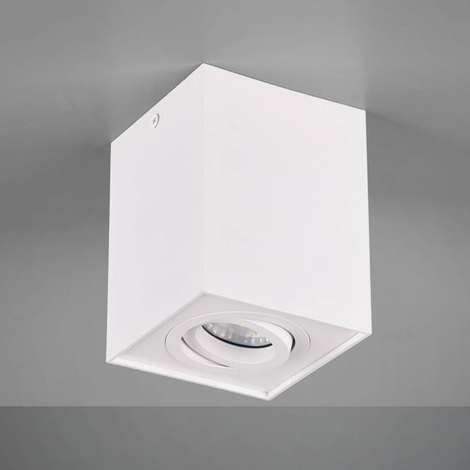 TRIO BISCUIT - Plafondlamp - Wit mat - excl. 1x GU10 35W