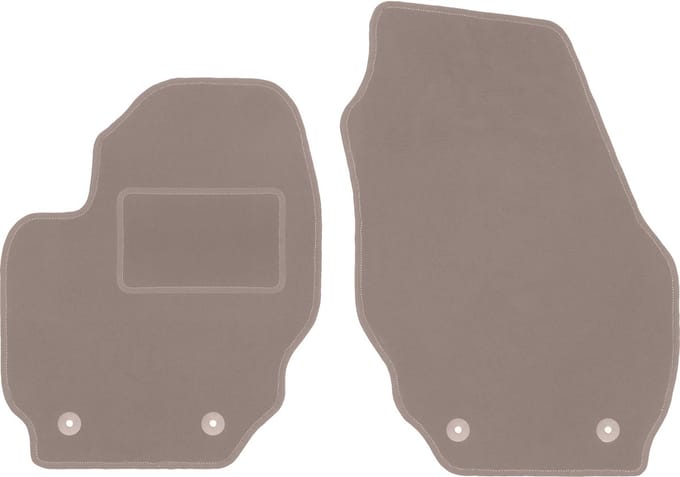 Beige voormatten voor: Volvo S80 II sedan (2006-2016)