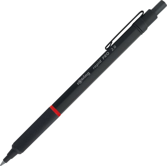 rOtring Rapid PRO-vulpotlood - 2,0 mm - Zwarte behuizing