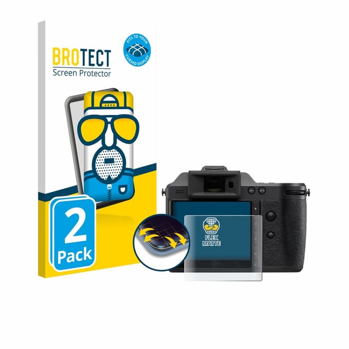 BROTECT - Screenprotector voor Hasselblad X2D II 100C - Folie Beschermfolie matte volledig dekking 2 Stuks
