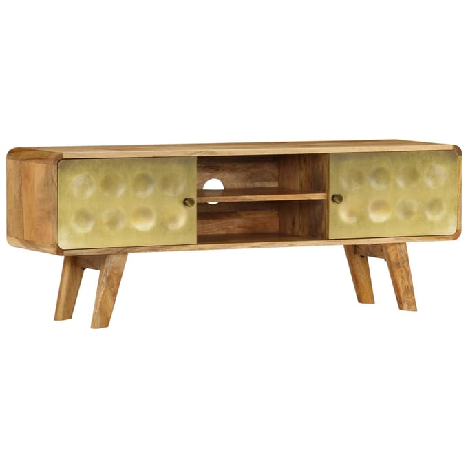 vidaXL - Tv-meubel - 120x30x45 - cm - massief - mangohout