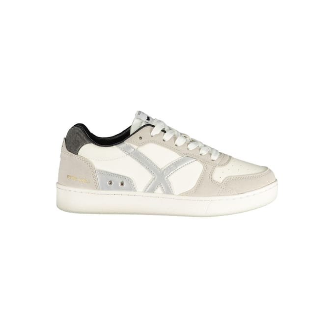 Gas Witte Polyurethaan Dames Sneakers