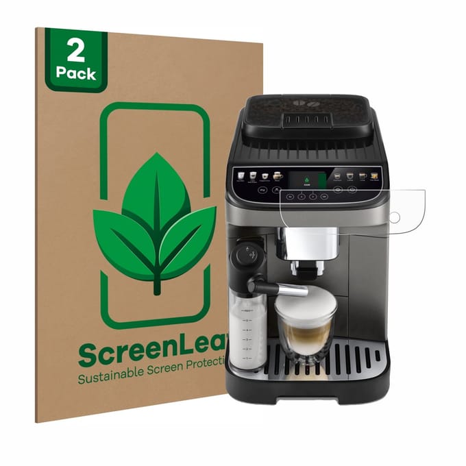 2 Stuks Screenprotector voor DeLonghi Magnifica Evo Next - Hoogwaardige Beschermfolie transparant