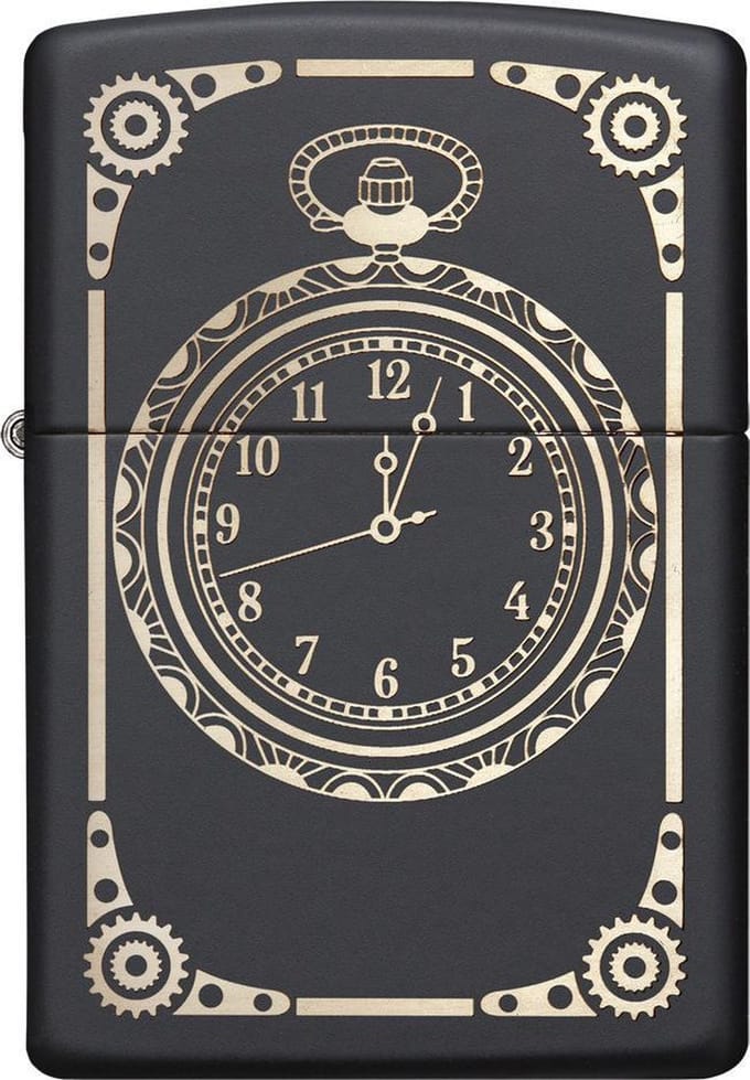 Aansteker Zippo Clock All Around