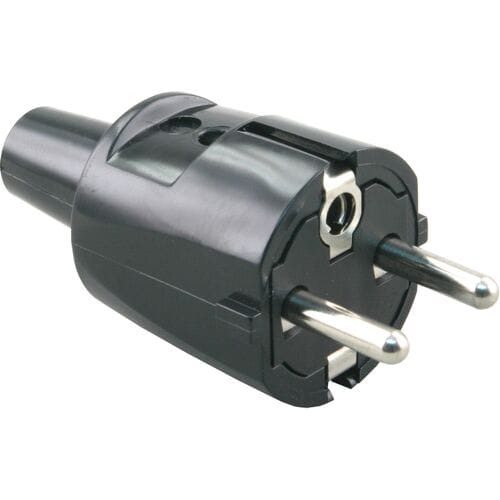 Toolstation Stekker RA PVC Zwart