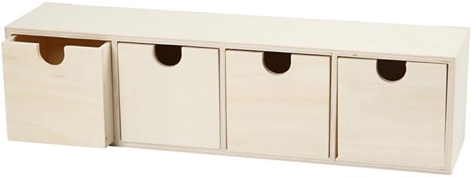 Creativ Company Houten Ladekast 9,2x34,7 cm