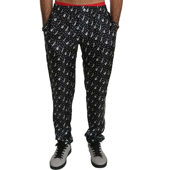 Muziek Print Lounge Broek