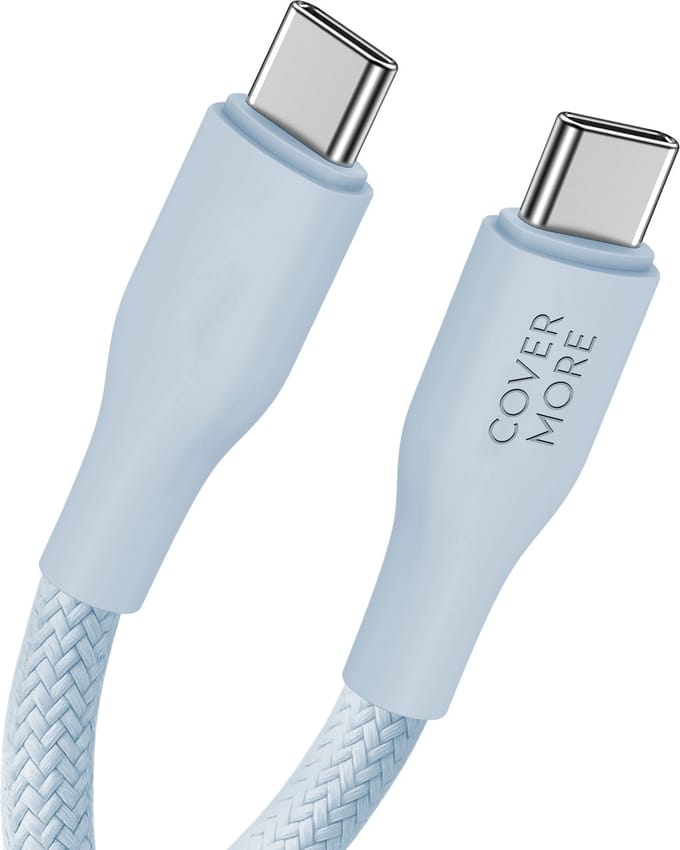 Usb C naar usb C kabel - Snellader - Usb C kabel - Power delivery en super fast charging - Stevig - Blauw - 1m