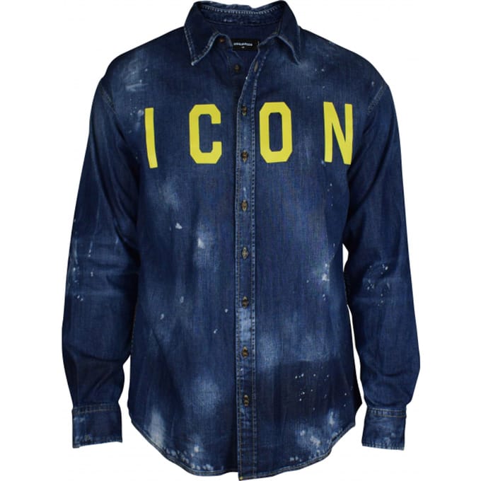 Dsquared2 Overhemd Blauw