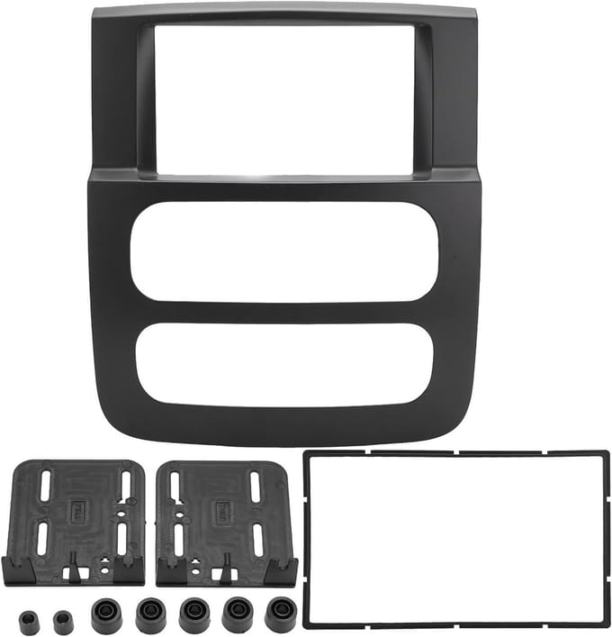 Dash Assembly Kits voor 2DIN Autoradio's, ABS Dashboard Frame en CD Paneel Vervanging voor Trucks 2002-2005