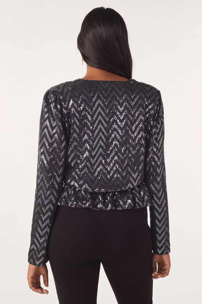 BA&SH Long Sleeves Top Black Maat: XS | Longsleeves Outlet | Dames | Zwart