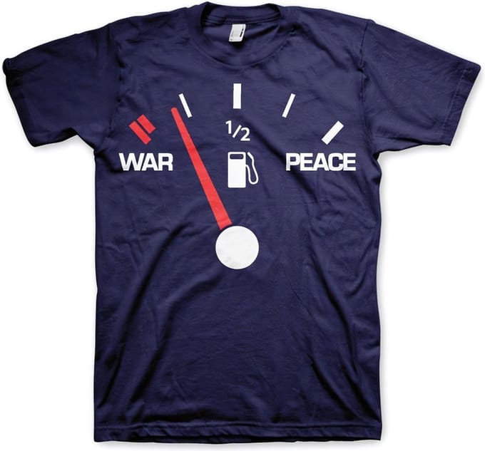 Hybris War & Peace Gauge T-shirt Navy