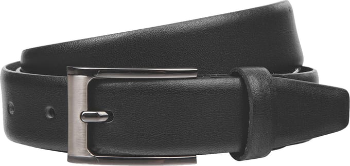 LINDENMANN leren heren riem - zwart