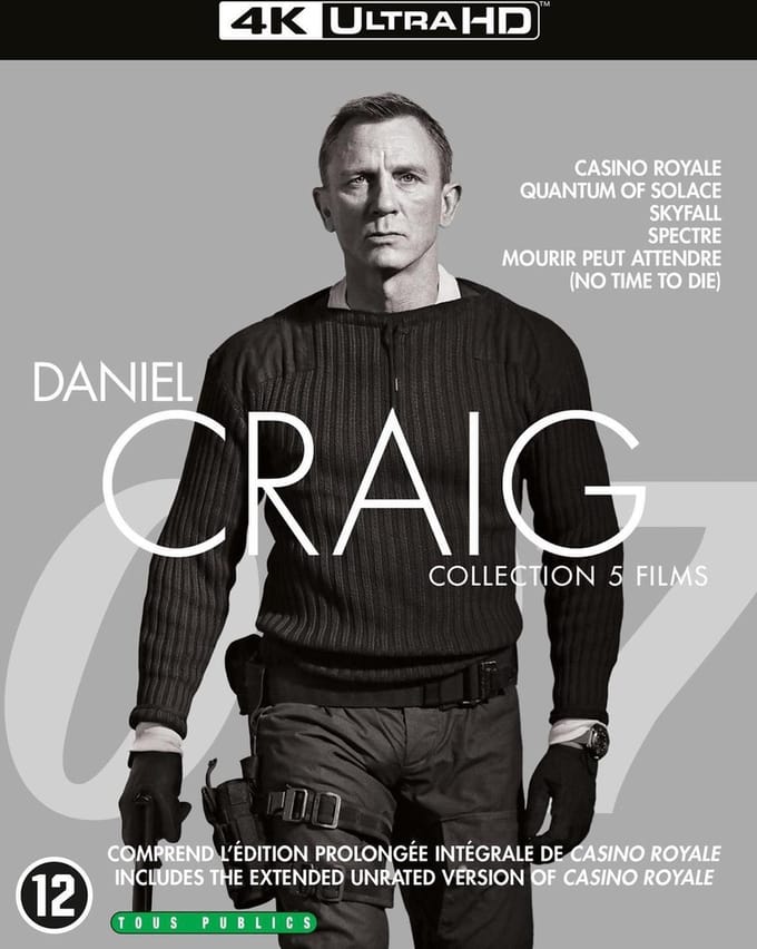 Daniel Craig -James Bond - Collection 5 Films (4K Ultra HD Blu-ray)