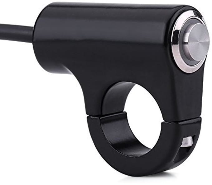 Allecto - Universele Motorfiets Handlebar Switch 22mm - Alu