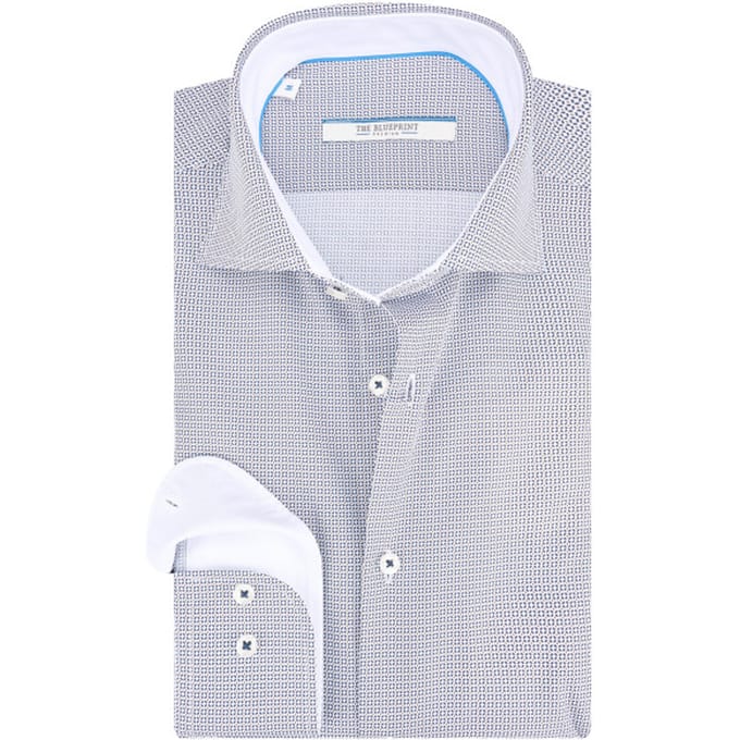 The Blueprint trendy overhemd met lange mouwen bp54-5