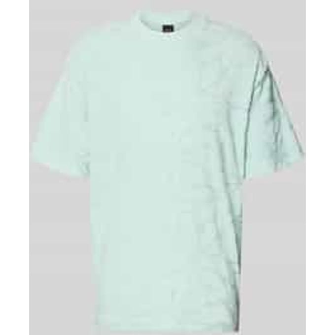 regular fit T-shirt van katoenmix model 'TE_FLOWER'