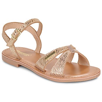 Platte leren sandalen voor kinderen – Belle