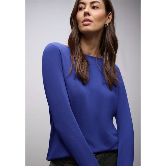 Shirt in effen kleur