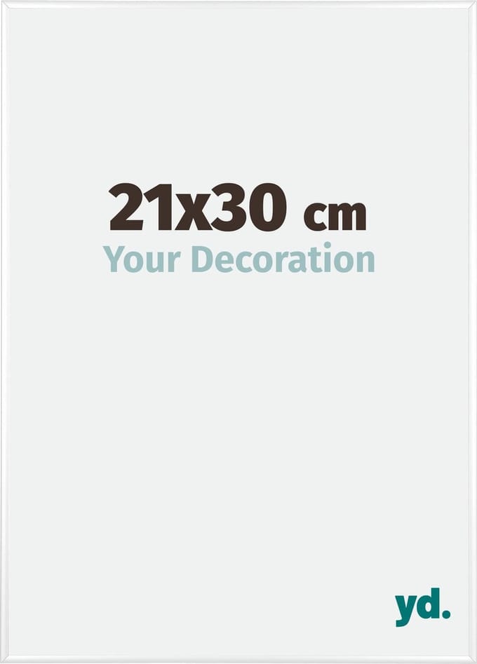 Your Decoration - Fotolijst 21x30 cm - Aluminium - Wit Hoogglans - Kent
