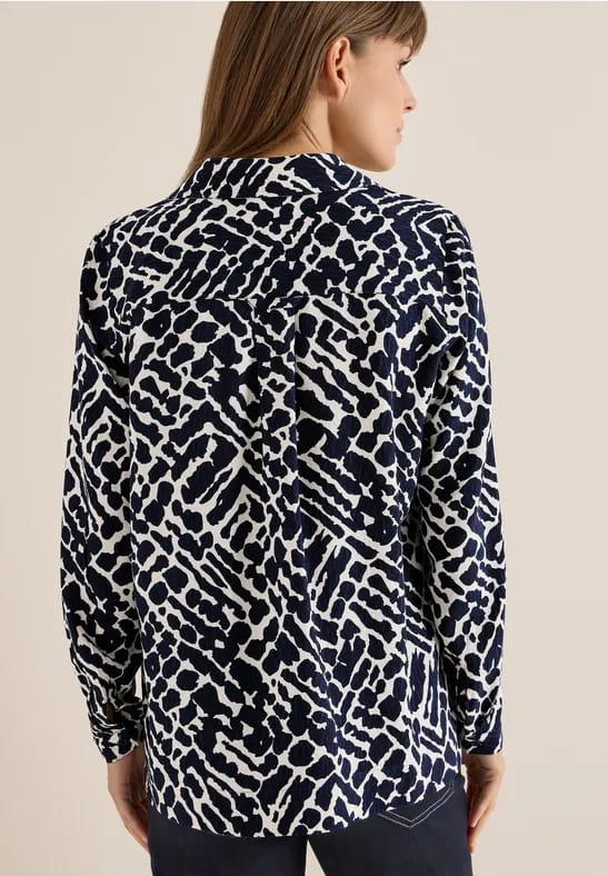 Gedessineerde blouse