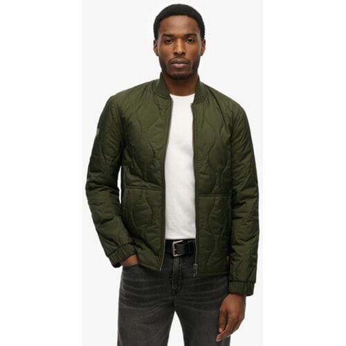 Superdry Surplus Gewatteerd Jack Groen Grootte: S