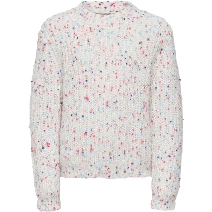 Regular fit gebreide pullover met opstaande kraag, model 'GLUDI'