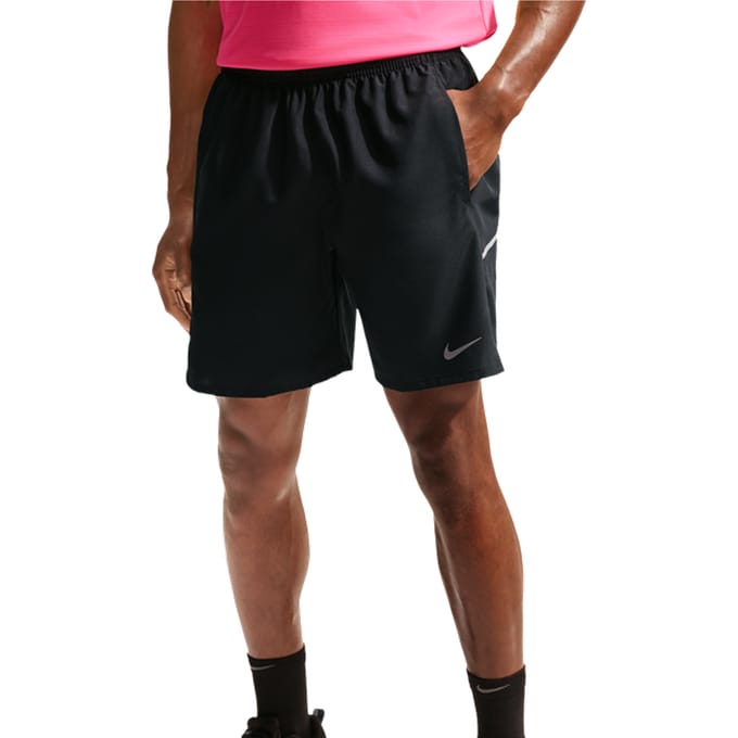 Nike Miler Korte Broeken Heren - Zwart - Maat M - Poly Woven