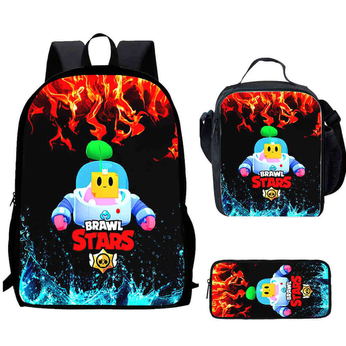 Sac à dos Brawl Stars Impression Haute Définition Multifonctionnel Léger