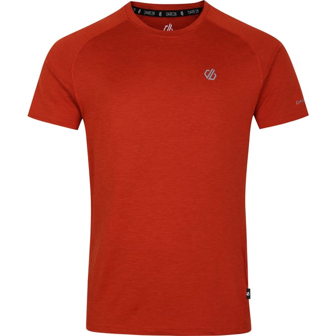 Dare 2B Heren Persist Marl T-shirt (Kaneel)